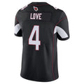 A.Cardinals #4 Jeremiyah Love Player Black Vapor Limited Home Game Ldoa Stitched Jerseys