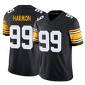 P.Steelers #99 Derrick Harmon Player Black Limited Alternate Vapor F.U.S.E. Home Game Ldoa Stitched Jerseys