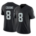 LV.Raiders #8 Kirk Cousins Player Black Limited Vapor F.U.S.E. Home Game Ldoa Stitched Jerseys