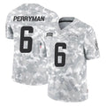 LA.Chargers #6 Denzel Perryman Player Arctic Camo Salute To Service Limited Game Ldoa Stitched Jerseys
