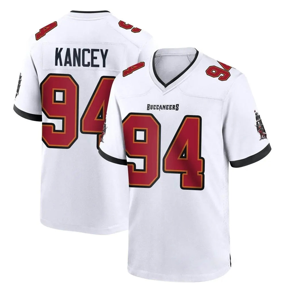 TB.Buccaneers #94 Calijah Kancey Player White Home Game Ldoa Stitched Jerseys