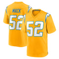 LA.Chargers #52 Khalil Mack Player Gold Home Game Ldoa Stitched Jerseys