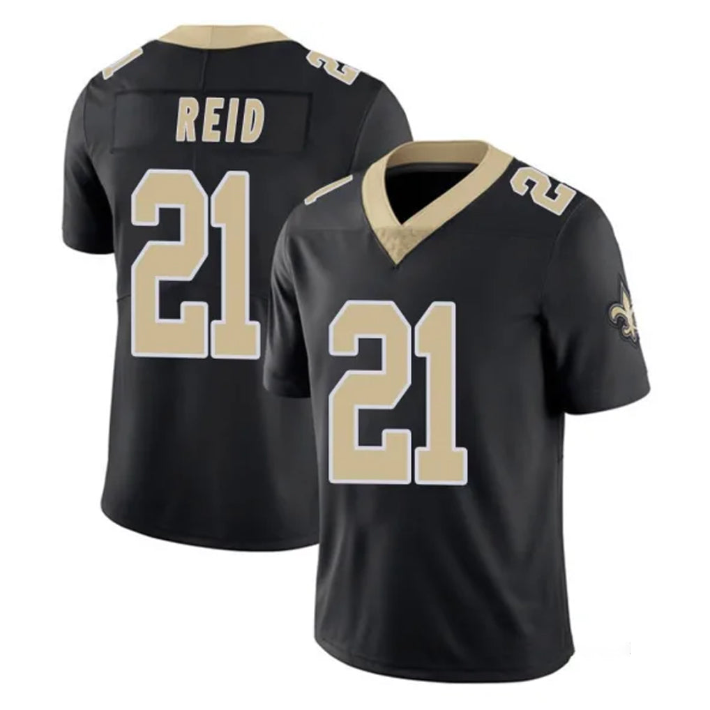 NO.Saints #21 Justin Reid Player Black Limited Vapor Untouchable Home Game Ldoa Stitched Jerseys