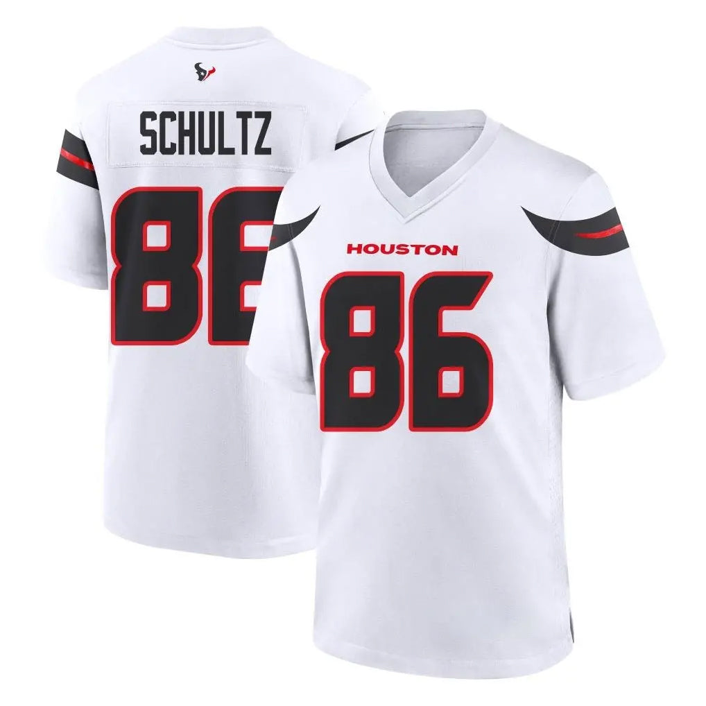 H.Texans #86 Dalton Schultz Player White Home Game Ldoa Stitched Jerseys