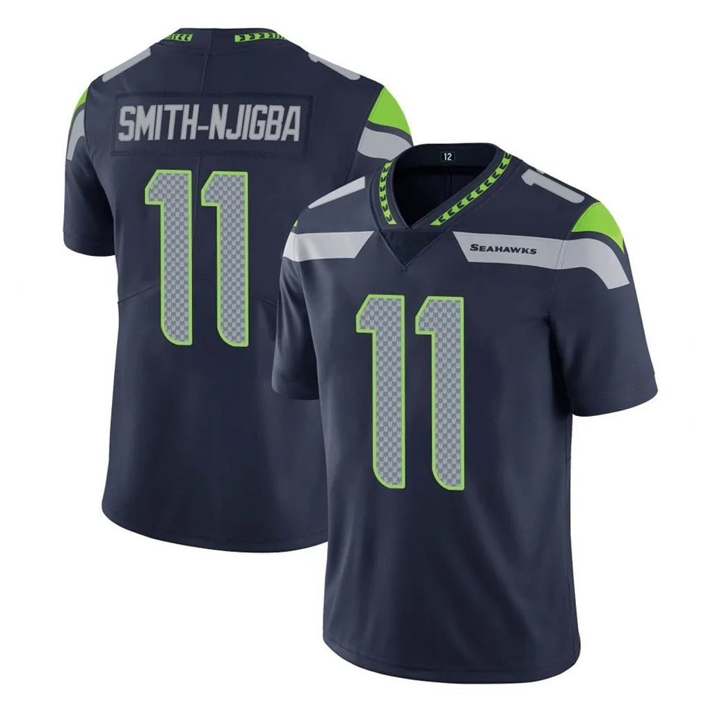 S.Seahawks #11 Jaxon Smith-Njigba Player Navy Limited Vapor Untouchable Home Game Ldoa Stitched Jerseys