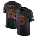 D.Broncos #15 Nik Bonitto Player Black Impact Limited Game Ldoa Stitched Jerseys