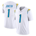 LA.Chargers #1 Quentin Johnston Player White Limited Vapor Untouchable Home Game Ldoa Stitched Jerseys