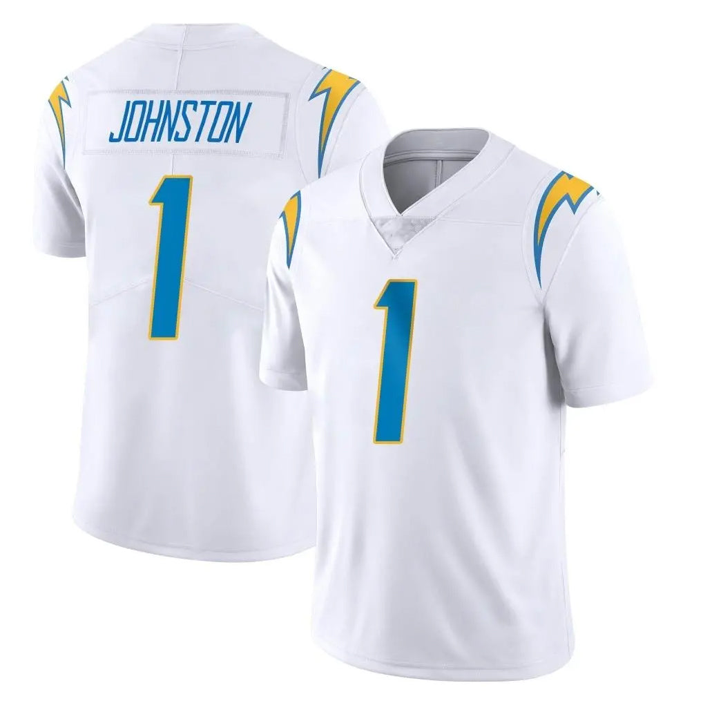 LA.Chargers #1 Quentin Johnston Player White Limited Vapor Untouchable Home Game Ldoa Stitched Jerseys