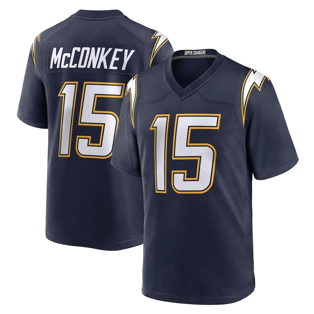 LA.Chargers #15 Ladd McConkey Player Navy Alternate Home Game Ldoa Stitched Jerseys