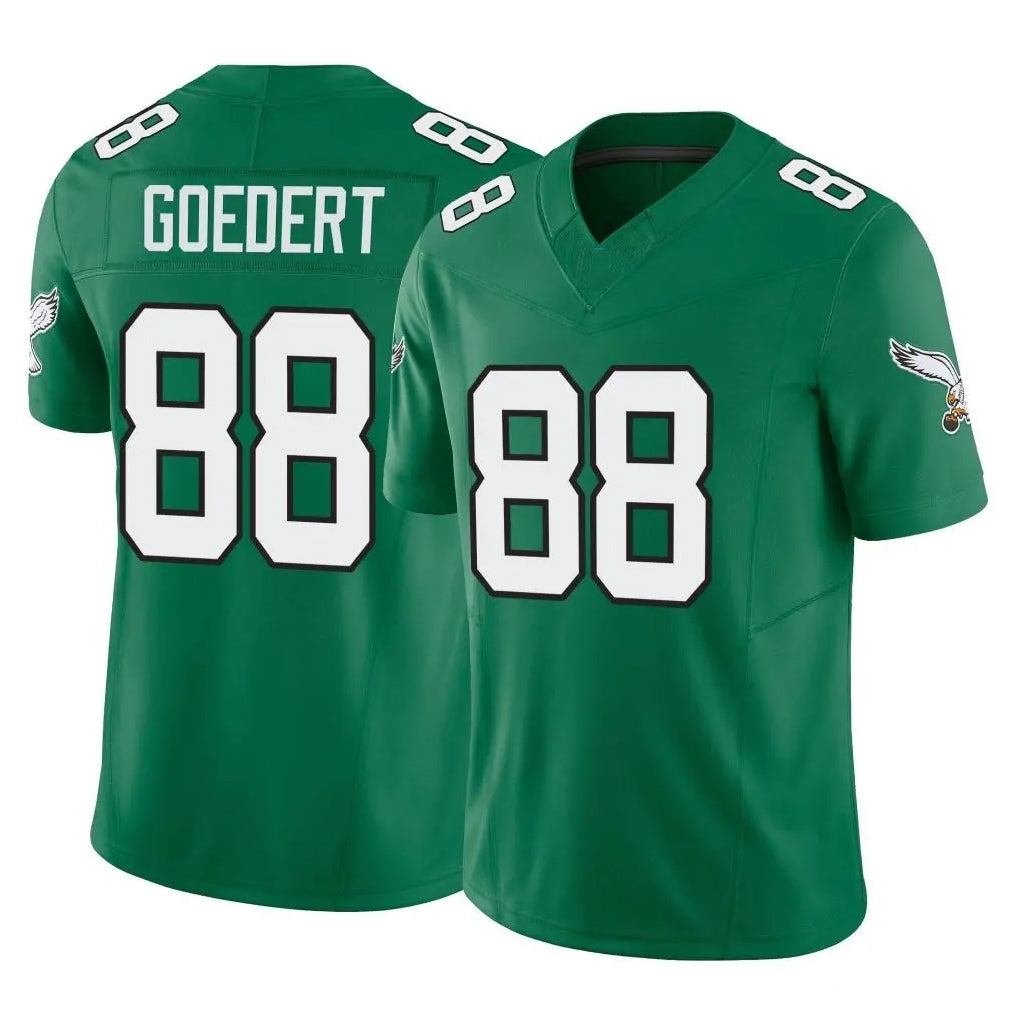 P.Eagles #88 Dallas Goedert Player Green Kelly Alternate Vapor F.U.S.E. Home Game Ldoa Stitched Jerseys