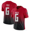 A.Falcons #6 Nick Folk Player Red Vapor Untouchable Limited Home Game Ldoa Stitched Jerseys