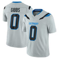 D.Lions #0 Jahmyr Gibbs Player Silver Limited 2026 Rivalries Collection Home Game Ldoa Stitched Jerseys