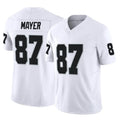 LV.Raiders #87 Michael Mayer Player White Limited Vapor F.U.S.E. Home Game Ldoa Stitched Jerseys