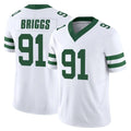 NY.Jets #91 Jowon Briggs Player White Legacy Limited Vapor F.U.S.E. Home Game Ldoa Stitched Jerseys