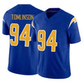 LA.Chargers #94 Dalvin Tomlinson Player Royal Limited Vapor F.U.S.E. Home Game Ldoa Stitched Jerseys