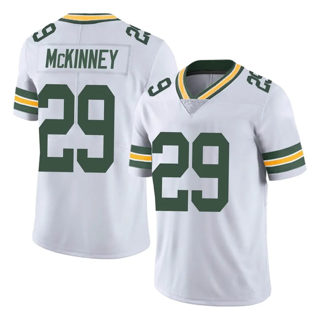 GB.Packers #29 Xavier McKinney Player White Vapor Untouchable Limited Home Game Ldoa Stitched Jerseys