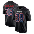 NE.Patriots #38 Rhamondre Stevenson Player Carbon Fashion Limited Home Game Ldoa Stitched Jerseys