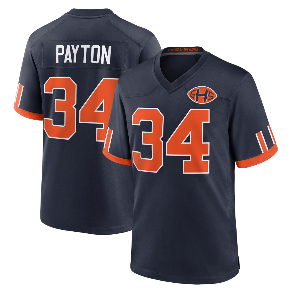 C.Bears #34 Walter Payton Player Navy 2026 Rivalries Collection Home Game Ldoa Stitched Jerseys