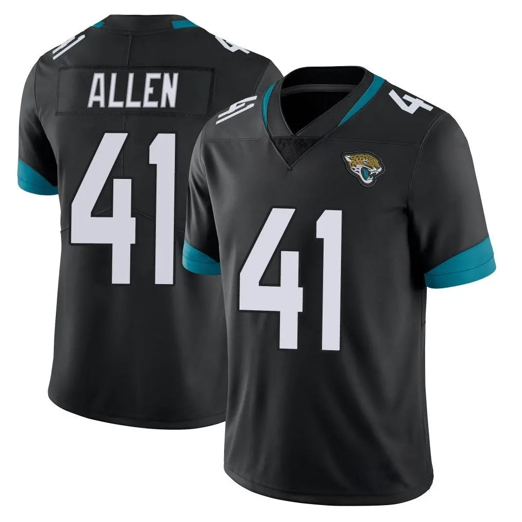 J.Jaguars #41 Josh Hines-Allen Player Black Vapor Untouchable Limited Home Game Ldoa Stitched Jerseys