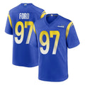 LA.Rams #97 Poona Ford Player Royal Home Game Ldoa Stitched Jerseys
