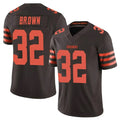C.Browns #32 Jim Brown Player Brown Limited Vapor F.U.S.E. Alternate Game Ldoa Stitched Jerseys