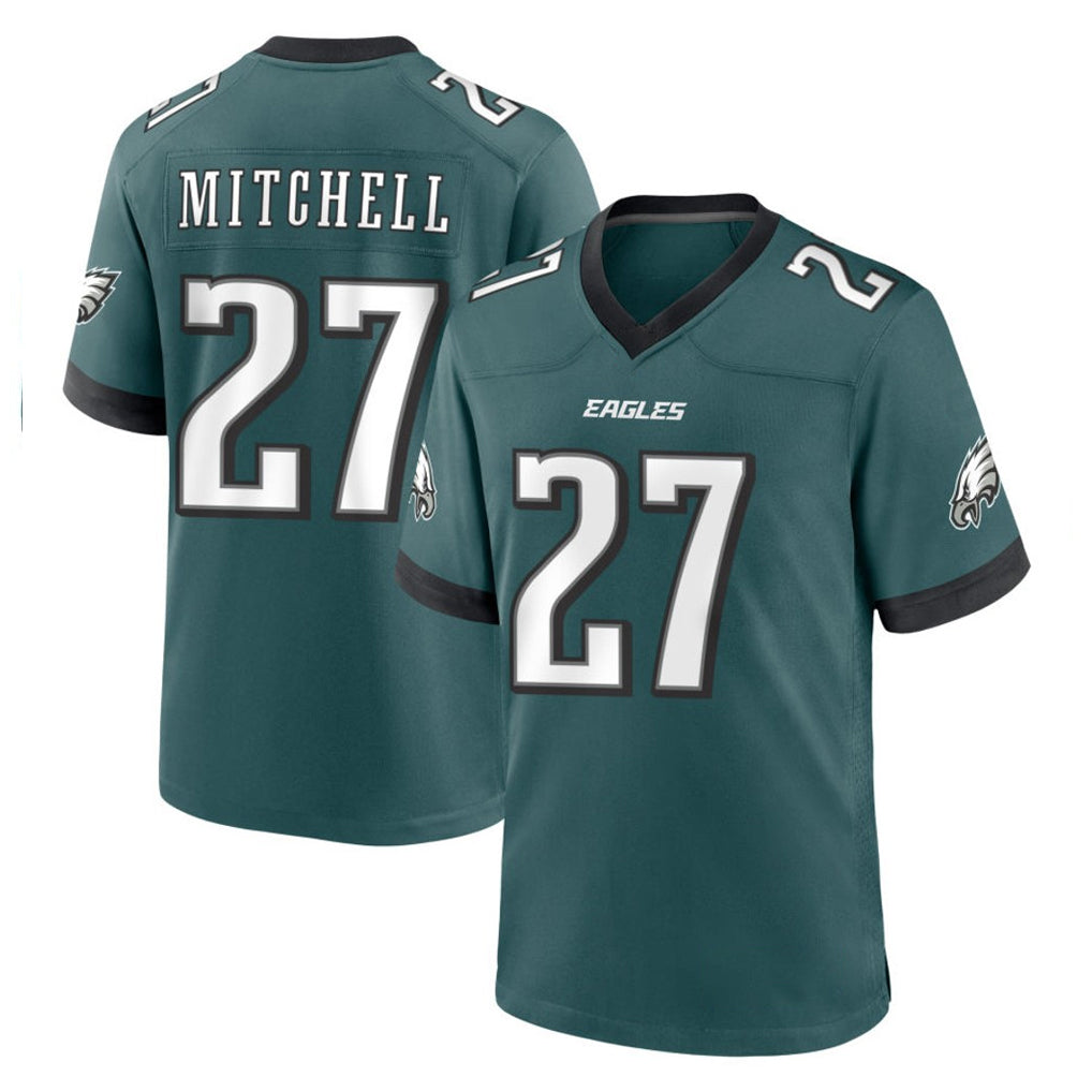 P.Eagles #27 Quinyon Mitchell Player Green Home Game Ldoa Stitched Jerseys