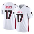 A.Falcons #17 Zachariah Branch Player White Vapor F.U.S.E. Limited Ldoa Stitched Jerseys