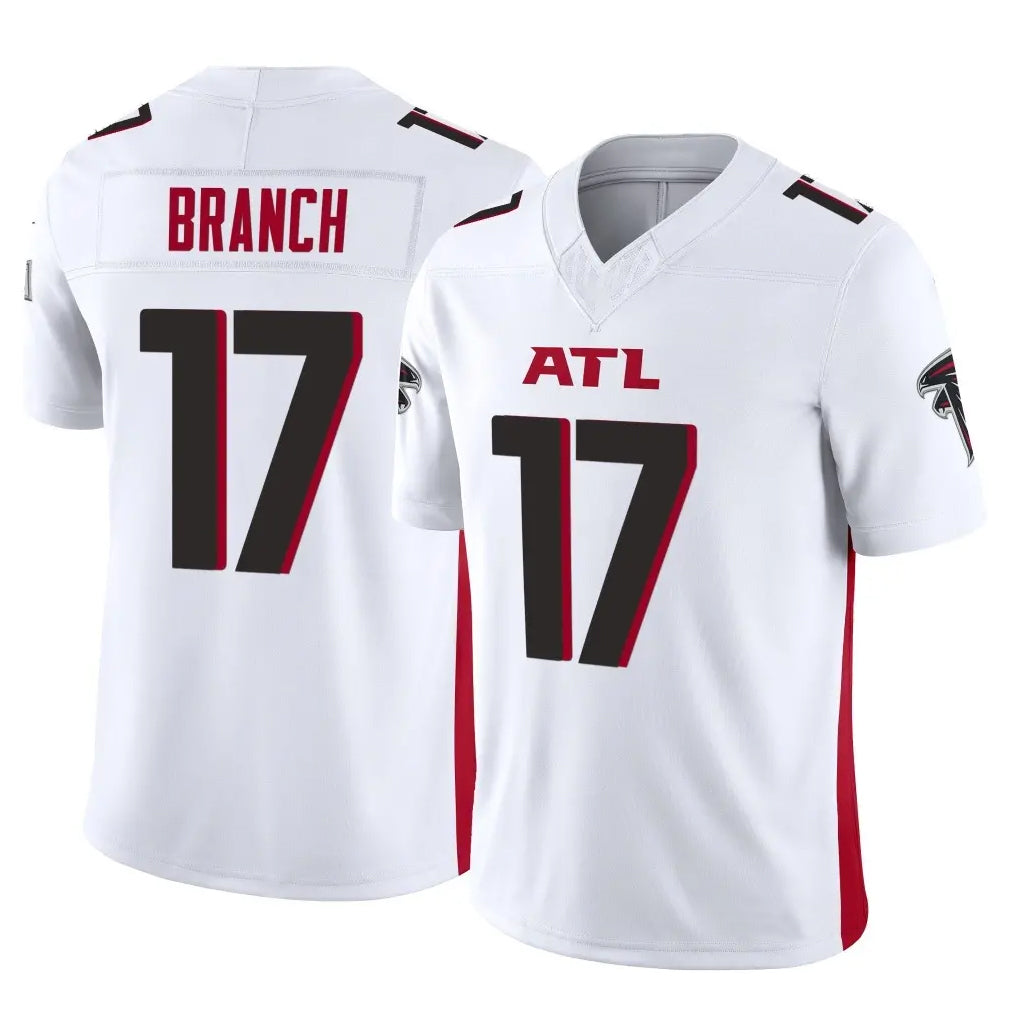 A.Falcons #17 Zachariah Branch Player White Vapor F.U.S.E. Limited Ldoa Stitched Jerseys