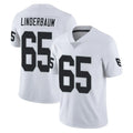 LV.Raiders #65 Tyler Linderbaum Player White Limited Vapor Untouchable Home Game Ldoa Stitched Jerseys