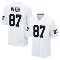 LV.Raiders #87 Michael Mayer Player White Home Game Ldoa Stitched Jerseys