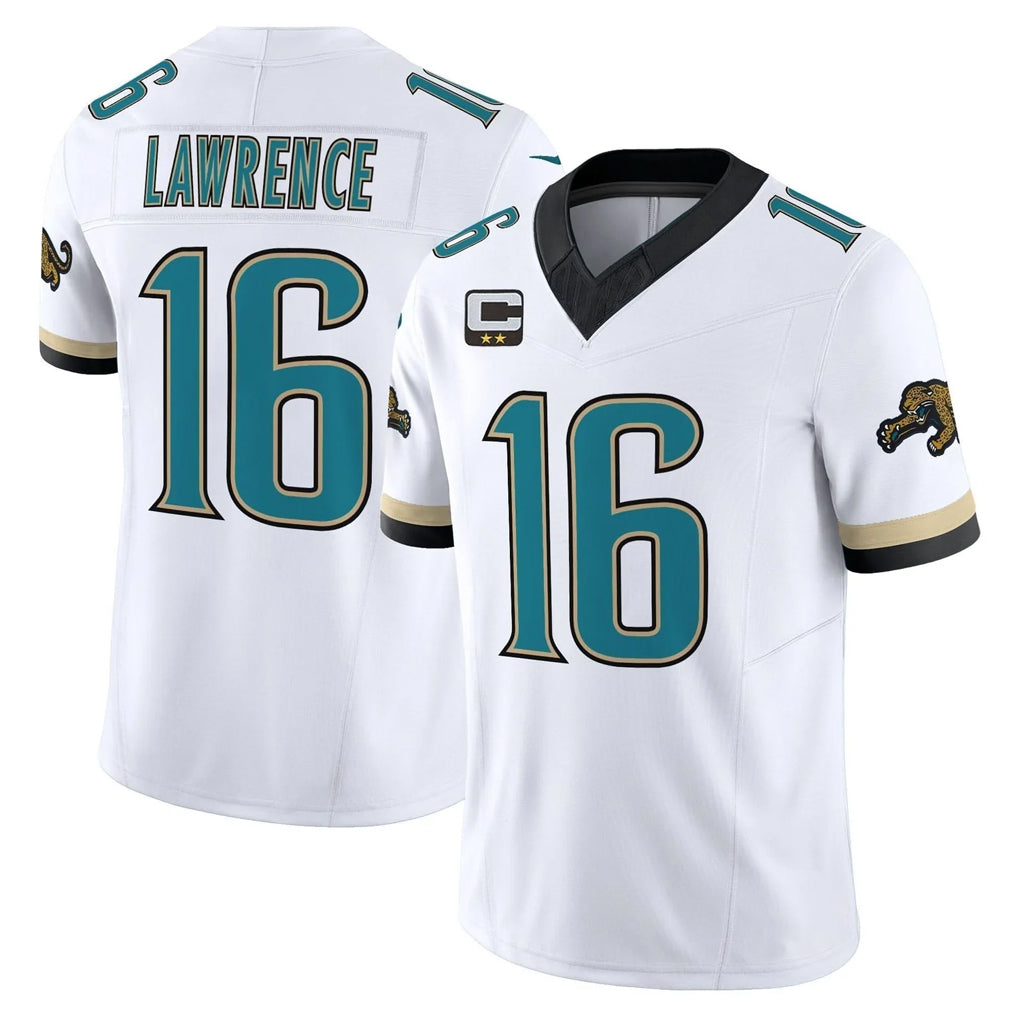 J.Jaguars #16 Trevor Lawrence Player White Prowler Throwback Vapor F.U.S.E. Limited Home Game Ldoa Stitched Jerseys