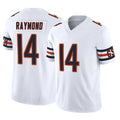 C.Bears #14 Kalif Raymond Player White Vapor F.U.S.E. Limited Home Game Ldoa Stitched Jerseys