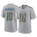 LA.Chargers #10 Justin Herbert Player Gray Atmosphere Fashion Home Game Ldoa Stitched Jerseys
