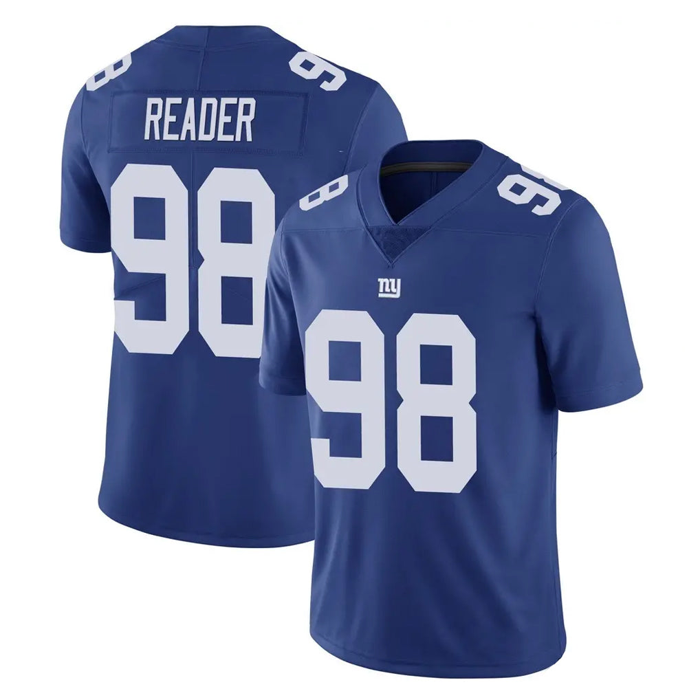 NY.Giants #98 DJ Reader Player Royal Limited Vapor Untouchable Home Game Ldoa Stitched Jerseys