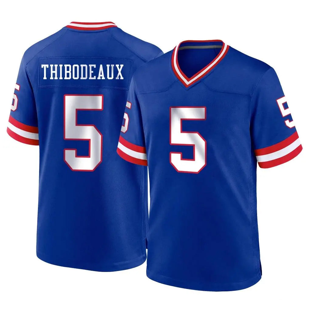 NY.Giants #5 Kayvon Thibodeaux Player Royal Classic Home Game Ldoa Stitched Jerseys