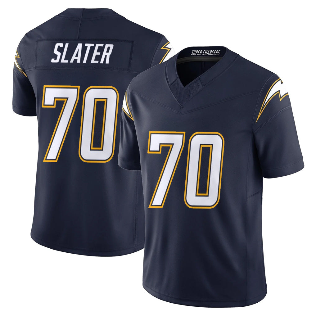 LA.Chargers #70 Rashawn Slater Player Navy Vapor F.U.S.E. Limited Home Game Ldoa Stitched Jerseys