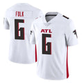 A.Falcons #6 Nick Folk Player White Vapor Untouchable Limited Home Game Ldoa Stitched Jerseys