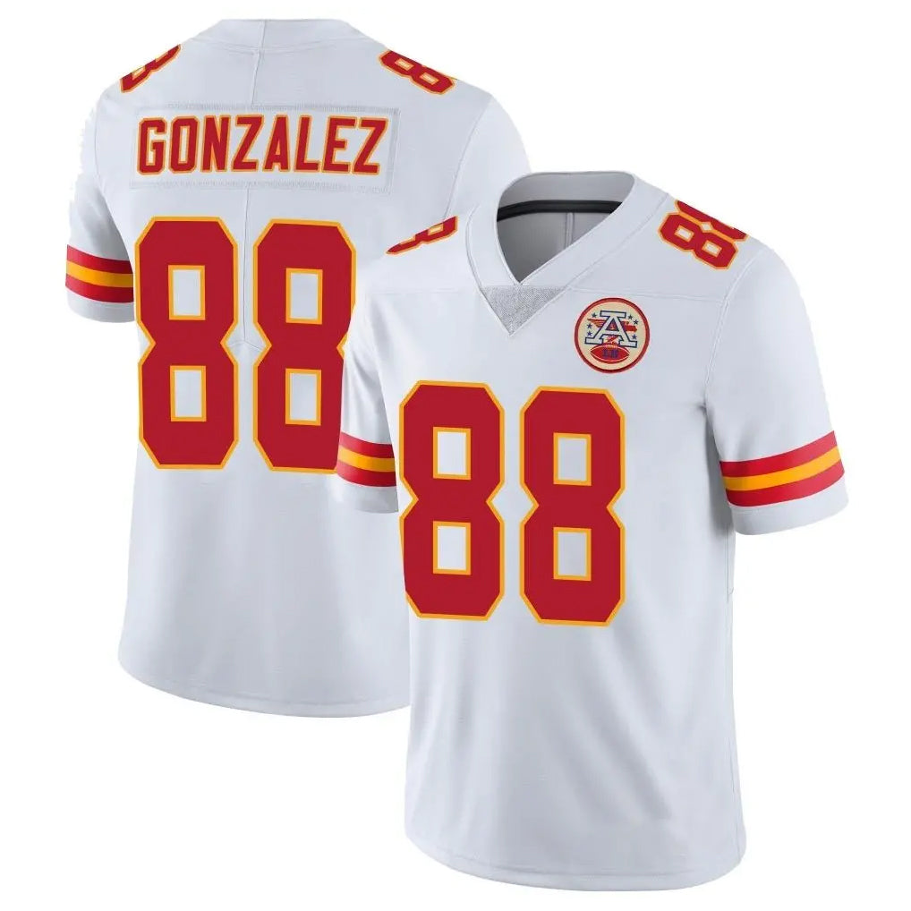KC.Chiefs #88 Tony Gonzalez Player White Limited Vapor Untouchable Home Game Ldoa Stitched Jerseys