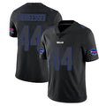 B.Bills #44 Joe Andreessen Player Black Impact Limited Home Game Ldoa Stitched Jerseys