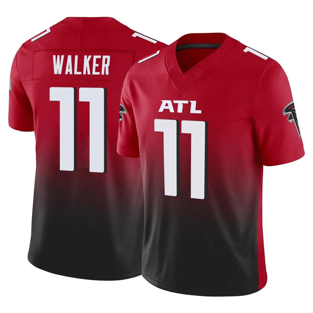 A.Falcons #11 Jalon Walker Player Red Vapor F.U.S.E. Limited Ldoa Stitched Jerseys