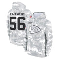 KC.Chiefs #56 George Karlaftis Player Arctic Camo Salute to Service Hoodies Limited Game Ldoa Stitched Jerseys