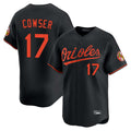B.Orioles #17 Colton Cowser Player Black Limited Home Game Ldoa Stitched Jerseys