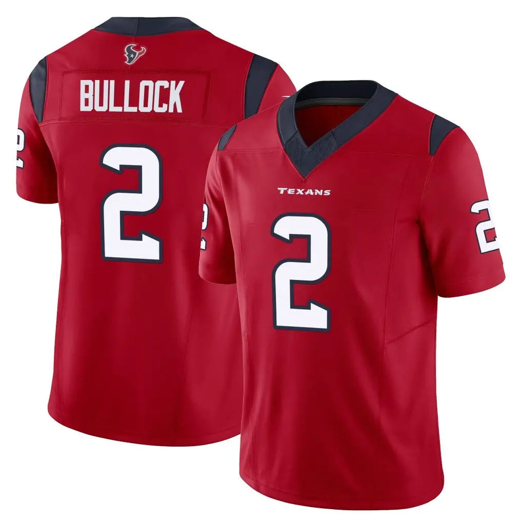H.Texans #2 Calen Bullock Player Red Limited Vapor F.U.S.E. Home Game Ldoa Stitched Jerseys