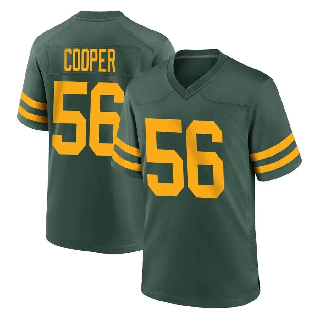 GB.Packers #56 Edgerrin Cooper Player Green Alternate Home Game Ldoa Stitched Jerseys