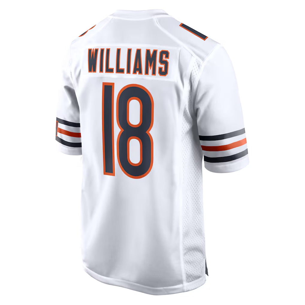 C.Bears #18 Caleb Williams Player White Home Game Ldoa Stitched Jerseys