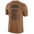 A.Cardinals #6 James Conner Player Brown Limited Salute To Service Game Ldoa Stitched Jerseys
