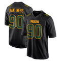 GB.Packers #90 Lukas Van Ness Player Black Fashion Home Game Ldoa Stitched Jerseys