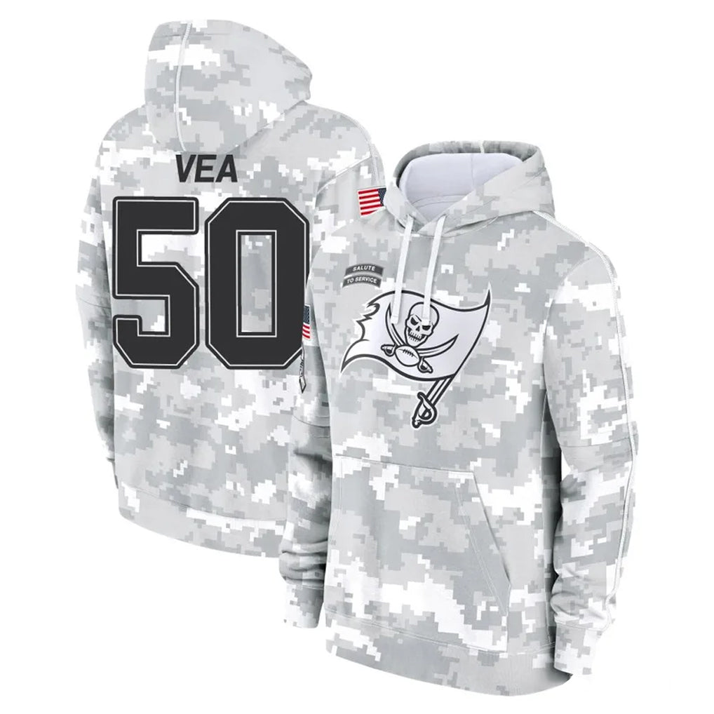 TB.Buccaneers #50 Vita Vea Player Arctic Camo Limited Salute to Service Pullover Hoodies Game Ldoa Stitched Jerseys