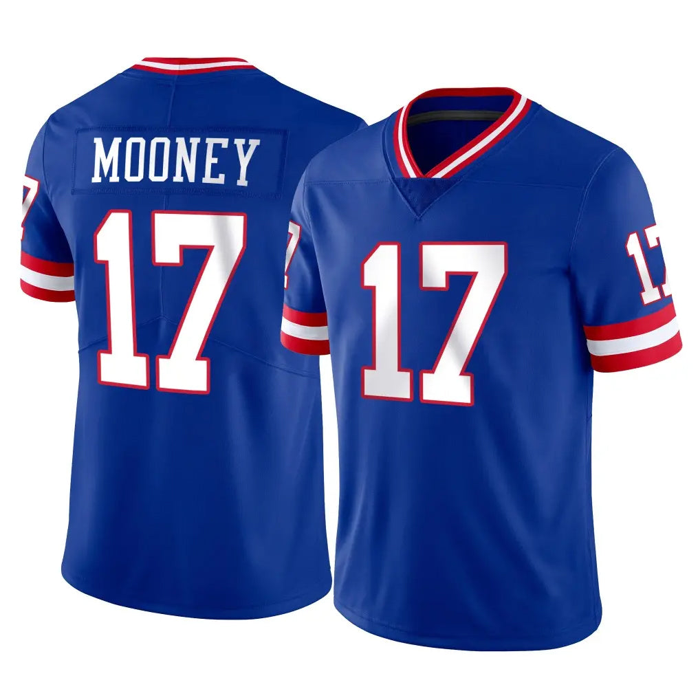 NY.Giants #17 Darnell Mooney Player Royal Classic Vapor Home Game Ldoa Stitched Jerseys