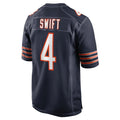 C.Bears #4 D'Andre Swift Player Navy Home Game Ldoa Stitched Jerseys